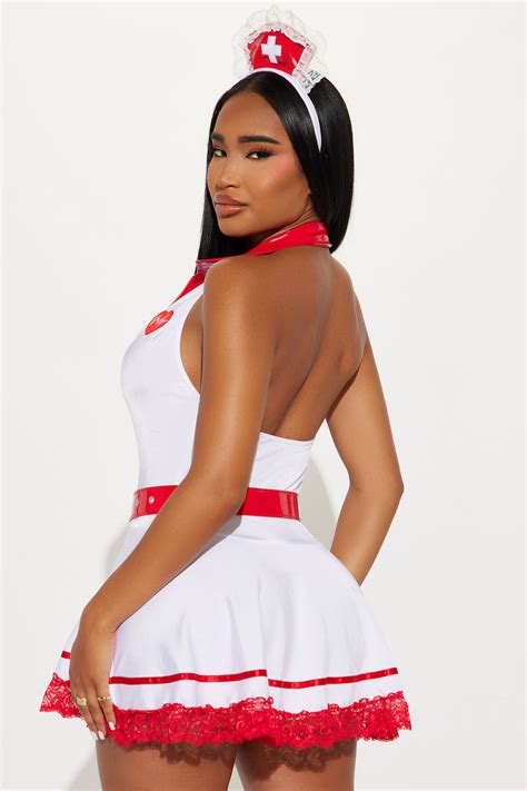 Caretaker Nurse 4 Piece Costume Set